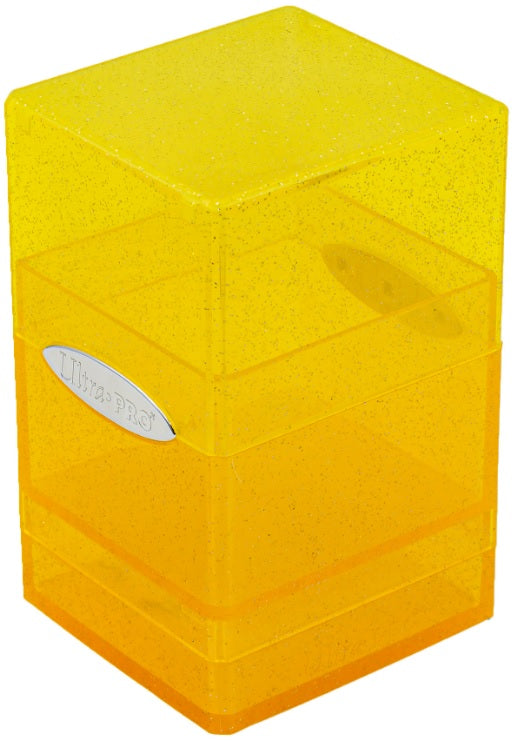 Satin Tower Deck Box Glitter Yello