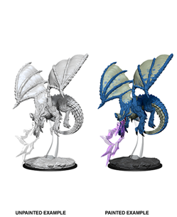 Dungeons & Dragons Nolzur's Marvelous Unpainted Miniatures: Young Blue Dragon