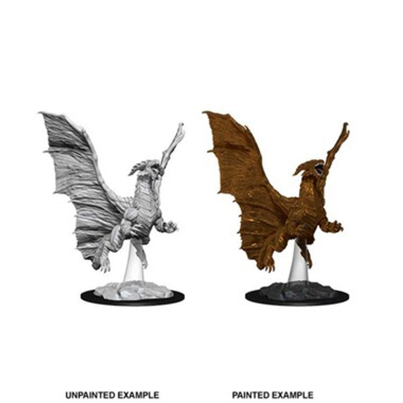 Dungeons & Dragons Nolzur's Marvelous Unpainted Miniatures: Young Copper Dragon