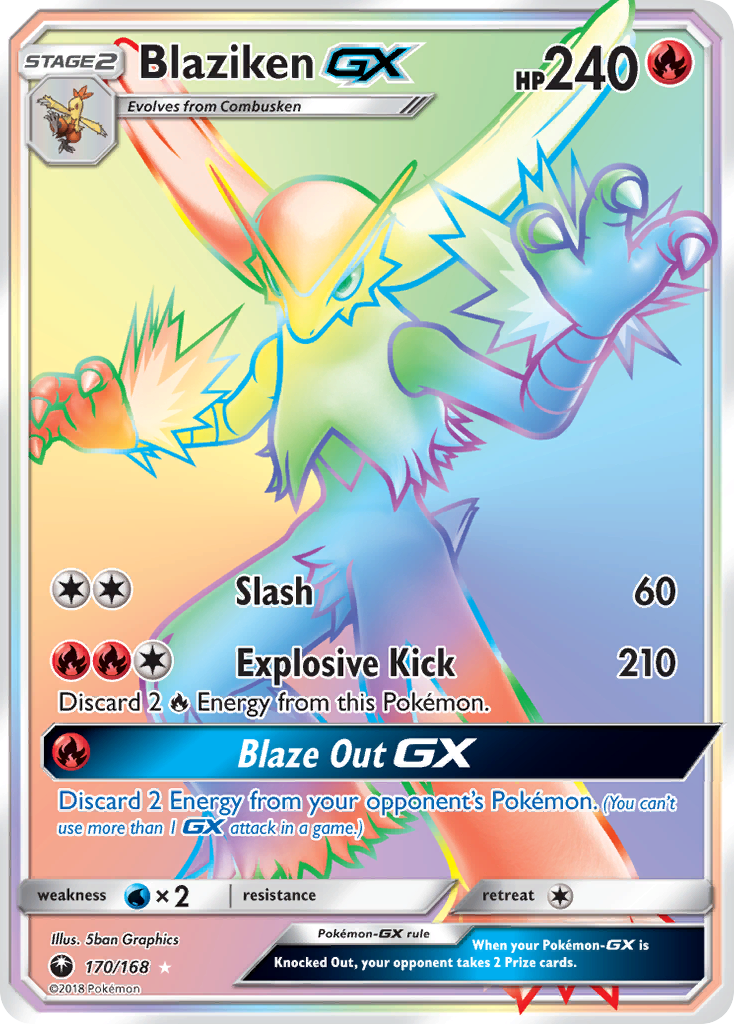 Blaziken GX (170/168) [Sun & Moon: Celestial Storm]