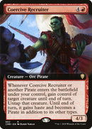 Coercive Recruiter (Extended Art) [Commander Legends]