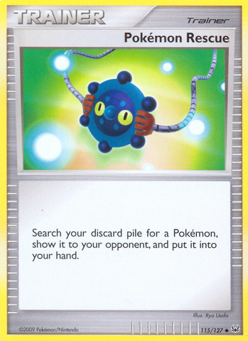 Pokemon Rescue (115/127) [Platinum: Base Set]