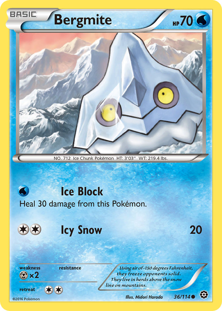 Bergmite (36/114) [XY: Steam Siege]