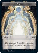 Copy // Wolf Double-Sided Token [Double Masters Tokens]